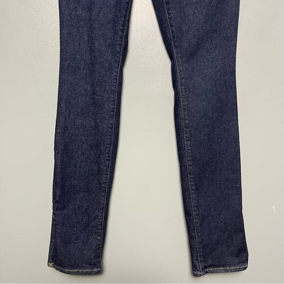 Everlane The Way-High Clean Front Skinny Jean Split Hem Dark Wash Womens Size 29 - Picture 4 of 12